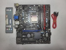 MSI H61M-E23 Motherboard Core i5-2310, 4GB RAM, IO Shield #1836 picture