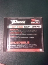3D World Magazine CD-ROM Issue 06 Vintage 3D Modeling Software Disc 2000s Case picture