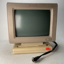 ITT Xtra CRT Monitor Amber Monochrome 99262-02 Revision A Vintage - UNTESTED picture