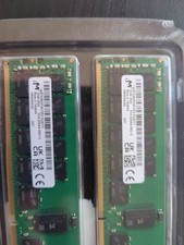 Lot of 2 Micron 32GB DDR4-3200 ECC RDIMM MTA36ASF4G72PZ-3G2E7TI Not Original Box picture