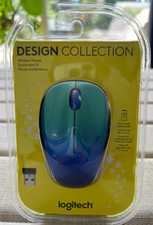 NEW Sealed Logitech Design Collection Limited Edition Wireless Mouse-Blue Aurora picture