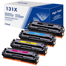 4 PK CF210A 131A Toner Compatible for HP LaserJet Pro 200 color M251nw M276nw picture