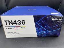 GOTOBY 4-Pack  TN436 Black & Color (B/C/M/Y) High Yield Toner Cartridge picture