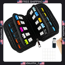 USB Flash Drive Organizer Case 20 Slots Neoprene Storage Bag for Memory Sticks picture