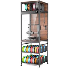 Crafit 3D Printer Cabinet with 48 Spools Filament Storage Rack, 3D Printer En... picture