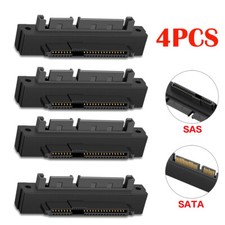 4x SAS to SATA 22-pin Male Converter SFF-8482 Female HDD Hard Drive Raid Adapter picture