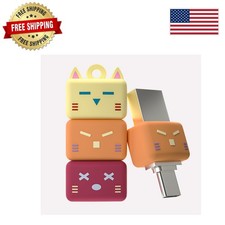 64GB Cat-Shaped Waterproof USB Flash Drive - Dual USB 3.0 & Type-C Connection picture
