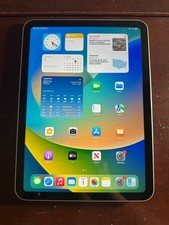 [READ] Apple iPad 10 (2022), A2696, 64GB, Wi-Fi, 10.9 in, Silver, iOS, Bat 97% picture