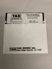TAB ATARI PROGRAMMING WITH 55 PROGRAMSPROGRAM DISK Atari (400/800/1200) 1983 picture