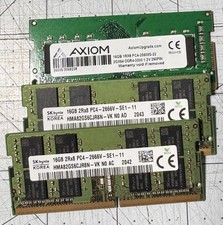 DDR4 Lot of 3- 16GB each SO-DIMM Laptop Memory-Mixed Speeds & Brands picture