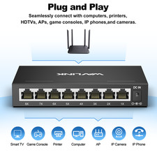 WAVLINK 8 Port Gigabit Ethernet Switch Desktop Ethernet Splitter Network Switch picture