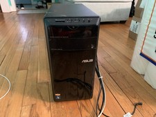 CASE ONLY ASUS Essentio Series Mid Tower ATX Desktop PC Case USB Media Card picture