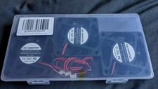 3 Pack 60m 60m 15mm 6015 12V DC 0.10A Ball Bear Brush Cooling Fan 2pin HK Wantat picture