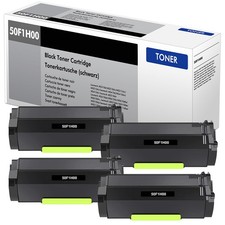 4pk Compatible HY Black Toner Cartridge for Lexmark 501H 50F1H00 MS310 MS312 picture