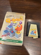 Qbert Parker Brothers Q bert 1983 Game Cartridge ATARI picture