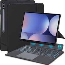 Backlit Touchpad Keyboard Case for 14.6 inch Galaxy Tab S10 Ultra 2024/ Black  picture