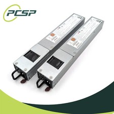 LOT OF 2 Supermicro PWS-504P-1R 500W 80 Plus Platinum Switching Power Supply picture