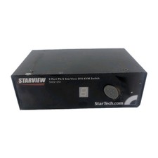 StarTech SV221DVI 2-Port PS/2 StarView DVI KVM Switch, Black 