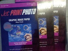 Hammermill Jet PRINT 11 x 17 Heavy Gloss Poster Photo Paper Lot Ink Jet Graphic picture