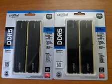 128GB (2x64GB) NEW Crucial Micron DDR5 5600 Desktop RAM UDIMM (CP2K64G56C46U5) picture