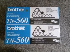 Lot of 2 Brother TN-560 Toner cartridge Black picture