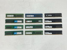 Lot of 12 Mixed 16GB DDR4 Ram Sticks Desktop Mixed Brands & Speeds - All Tested picture