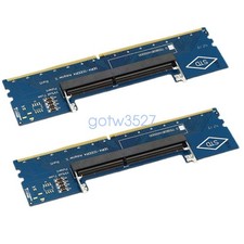 2PCS Laptop DDR4 RAM to Desktop Adapter Card Memory Tester SO DIMM to DDR4 NEW picture