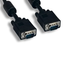 Kentek 100'ft SVGA HD15 Video Cord Male/Male EMI/RFI HDTV PC Monitor Projector picture