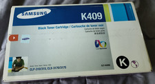 TheGudStuf: NIB Samsung Toner Cartridge Blk K409 (CLT- K409S) Factory Sealed OEM picture