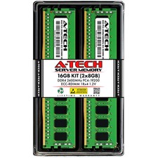 A-Tech 16GB 2x 8GB 1Rx4 PC4-19200R DDR4 2400 MHz ECC REG RDIMM Server Memory RAM picture