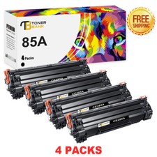 4x Black CE285A 85A Ink Toner Cartridge for HP LaserJet P1102w M1212nf M1217nfw picture