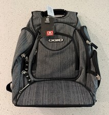 OGIO Metro Pack (Noise) Polyester Backpack Fits 17in Laptop, Gray/Black picture