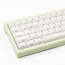 White Crystal Jelly Keycaps 113 Keys Side Printed Translucent OEM Profile picture