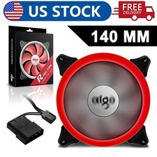 LED Case Fan 140mm Fans Silent Sleeve Bearing Desktop PC Fan Computer Cooling picture