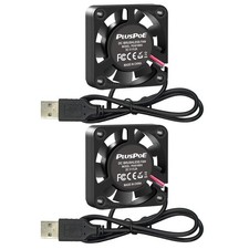 2 Pack USB Brushless Cooling Fan, DC 5V 40mm x10mm 4200 RPM Speed 4010 Small Fan picture
