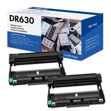 2PK BK DR630 Drum Unit replacement for Brother MFC-L2705DW, MFC-L2707DW Printer picture