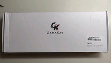 GK GAMAKAY TK101 98% Tri Mode RGB Mechanical Keyboard - White Gray Pink picture