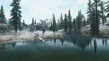 Landscape the elder scrolls v skyrim nature water rpg Custom Gaming Mat Desk picture