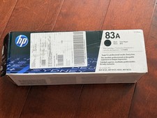 New Geniune HP 83A CF283A Black LaserJet Toner Cartridge OEM - Open Box picture