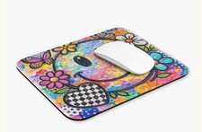 Computer Mouse Pads, 9 1/4 x 7 3/4 inches. Washable, Flexible , Rubber Non Slip picture