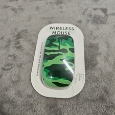Vivitar Wireless Optical Mouse Green Camo SWM-TE41-CM Mac Windows Compatible picture