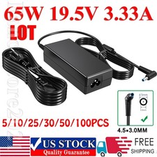 LOT 5/10/25/30/50/100X 65W Charger For HP Pavilion x360 Envy 13 15 Pavilion 14 picture