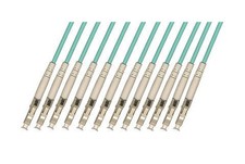 150M INDOOR ARMORED LC-LC 12 STRANDS OM3 50/125 MULTIMODE FIBER CABLE picture