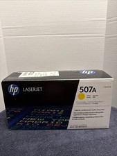 Genuine HP 507A Original Toner Cartridge - Yellow (CE402A) picture
