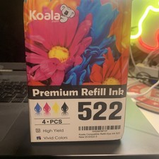 4X70ML Koala 522 Ink for Epso 522 Ink ET-4800 ET-2800 ET-2803 2720 4700 T522 picture