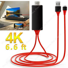 HDMI Mirroring AV Cable Phone to TV HDTV Adapter 1080P For iPhone 13 12 11 14 XR picture