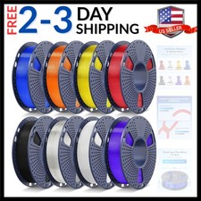 8 Colors PLA Plus PLA+ 3D Printer Filament Bundle 1.75mm, 250g Spool picture