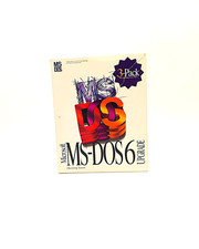 Microsoft MS-DOS 6.0 Operating System Upgrade Original Box and Docs  No Disks picture