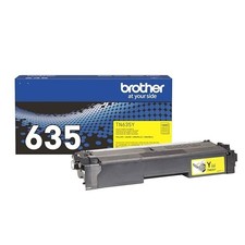 Brother Genuine TN635Y Standard Yield Toner Cartridge, 1 Pack - Yellow picture