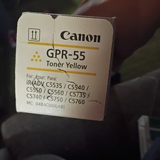 Canon Genuine GPR-55 YELLOW Toner 0484C003(AB) OEM Sealed *Ships Fast* picture